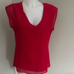 GNW Vibrant Red Blouse